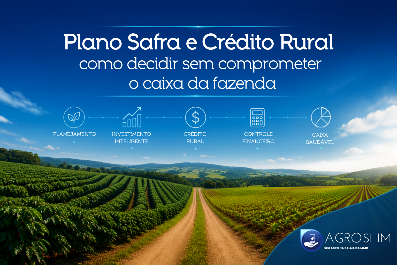 Plano Safra e crédito rural: como decidir sem comprometer o caixa da fazenda